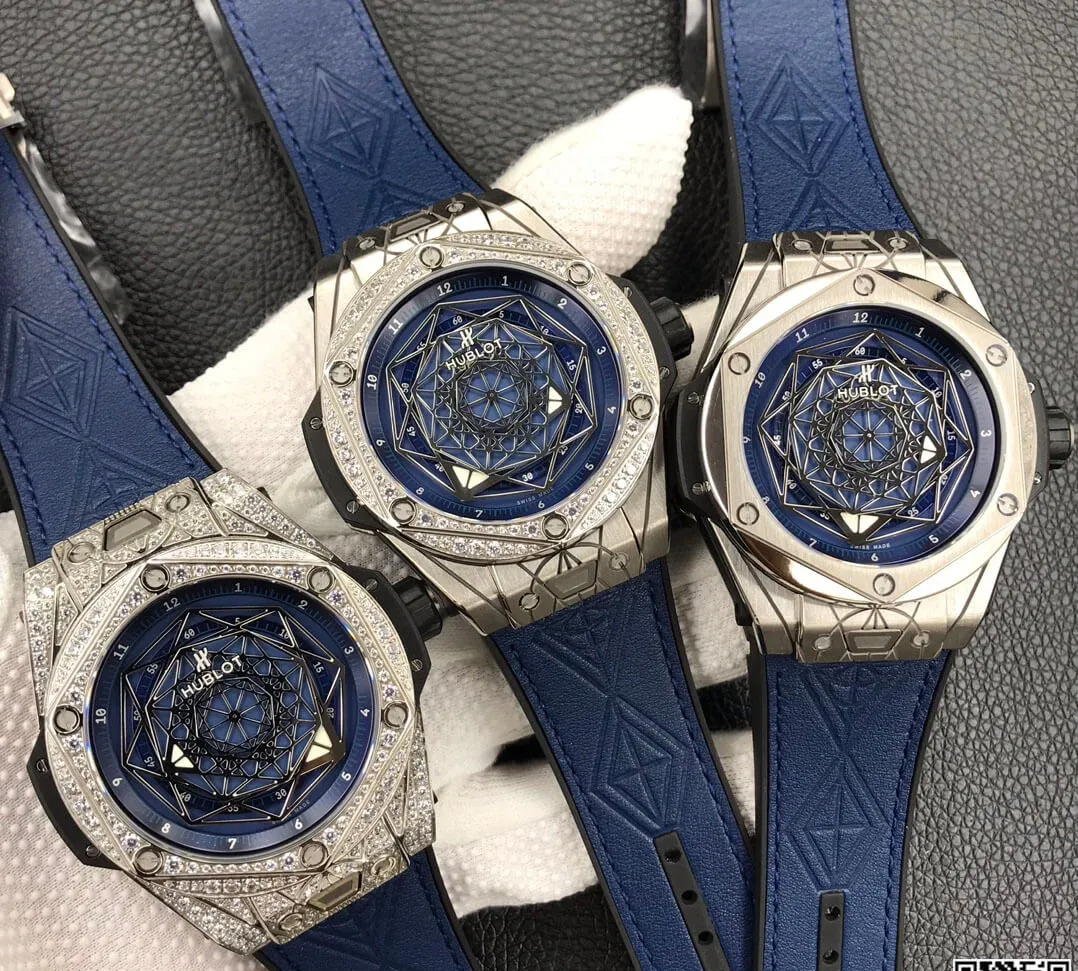 Hublot Big Bang 415.NX.7179.VR.MXM18 WWF Factory 1:1 Best Edition Replica Watch Blue Strap